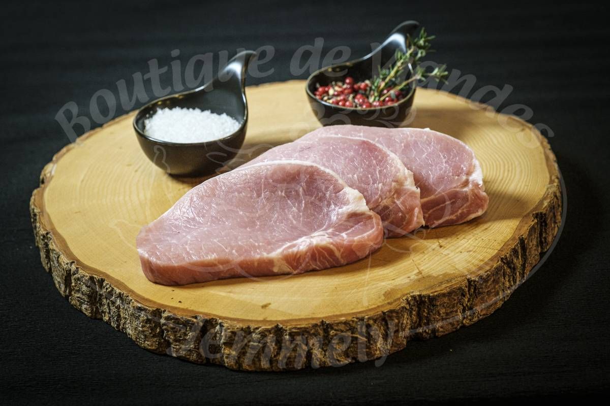 Charbonnade de porc tranchée