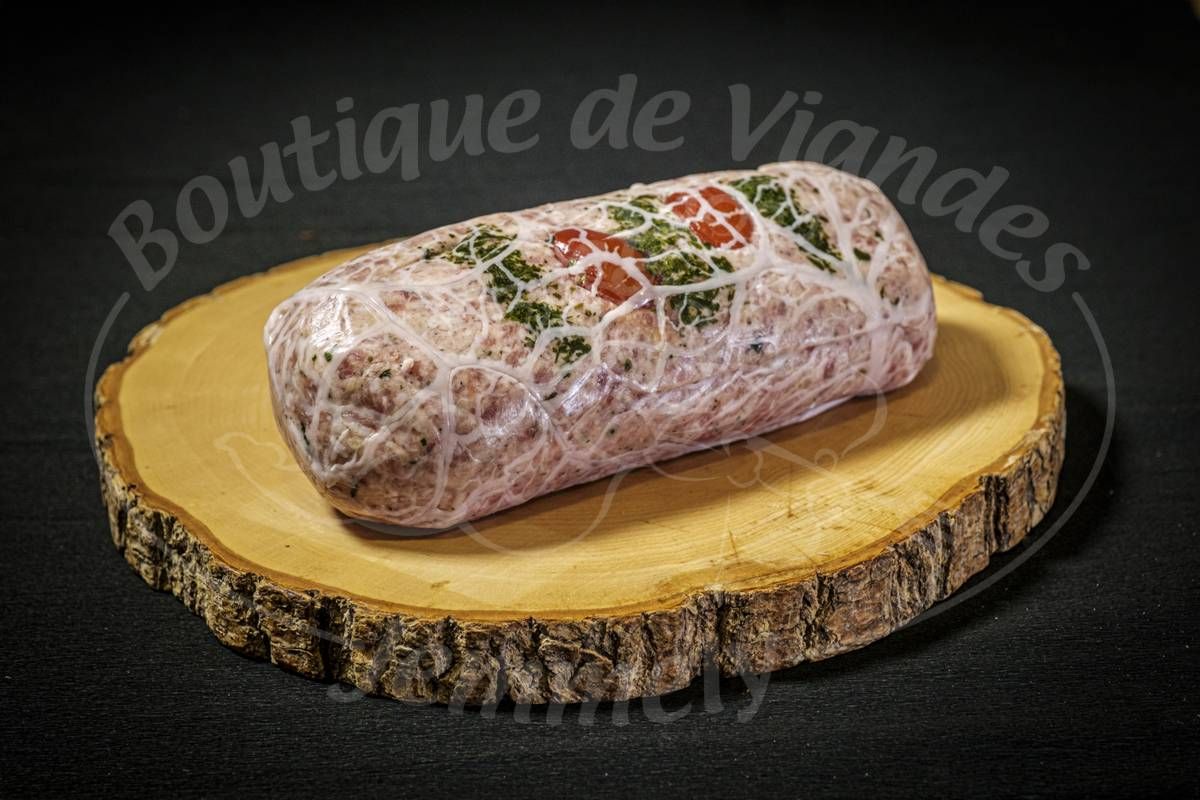 Rôti haché de porc à l'essence de truffe