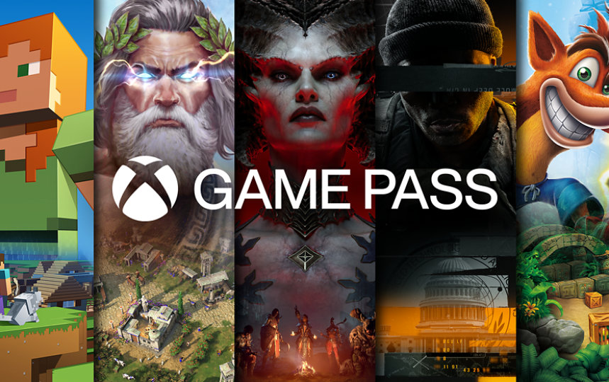 En mängd olika spel tillgängliga med Xbox Game Pass.