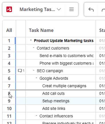 gantt-diagram online-programvara