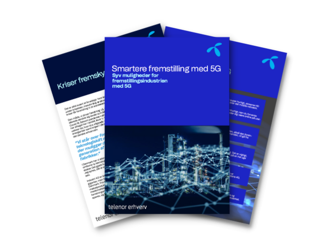 Whitepaper om 5G's potentiale i fremstillingsindustrien