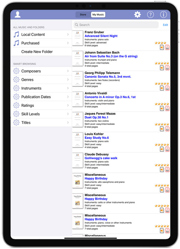 Local content display: organize your library