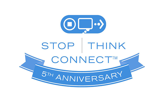 stop think connect fifth anniversary logo