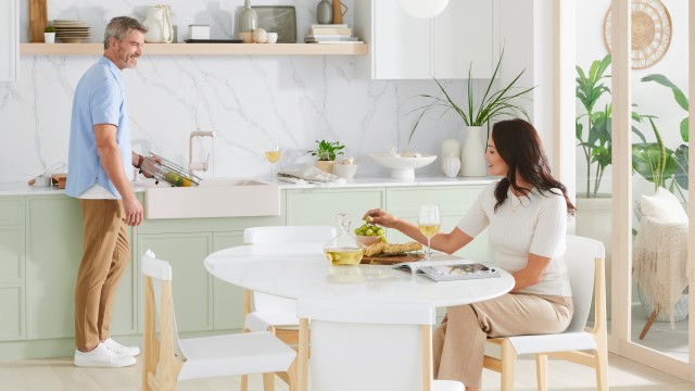 Discover the Perfect Match BLANCO UNIT. Our monochromatic faucets & sinks create a harmonious space