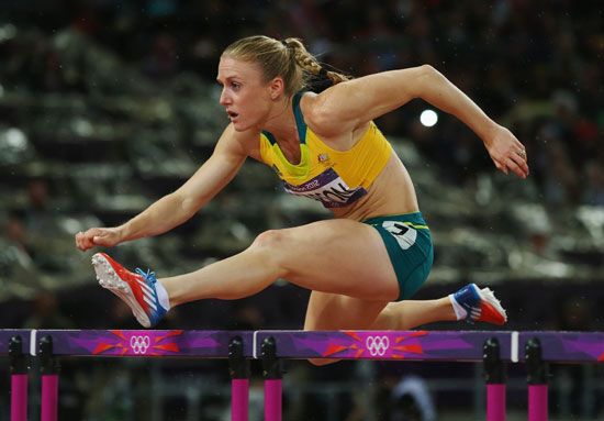 Sally Pearson at the London 2012 Olympic Games