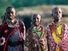 Kenyan women in traditional clothing, Kenya, East Africa.