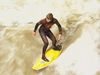 Surfing on the Eisbach River in Munich