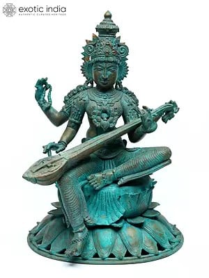 Goddess Saraswati Bronze Idols