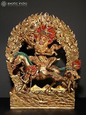 Tibetan Buddhist Deity Palden Lhamo: The Protectress of the Dalai Lamas - Made in Nepal