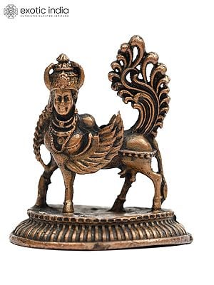 2" Small Kamadhenu Cow Copper Statue | Spiritual Home Decor