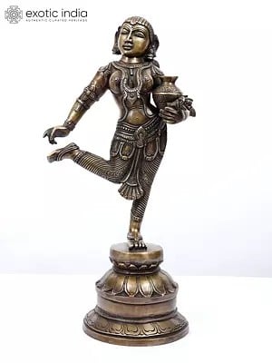 Apsara Brass Statues