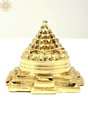 3" Small Shri Yantra | Brass Shri Yantra | Handmade