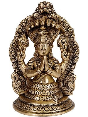 5" Saint Patanjali Statue in Brass | Handmade | Made in India