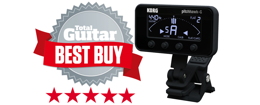 Total Guitar Magazine's Best Buy Award for the KORG PitchHawk-G