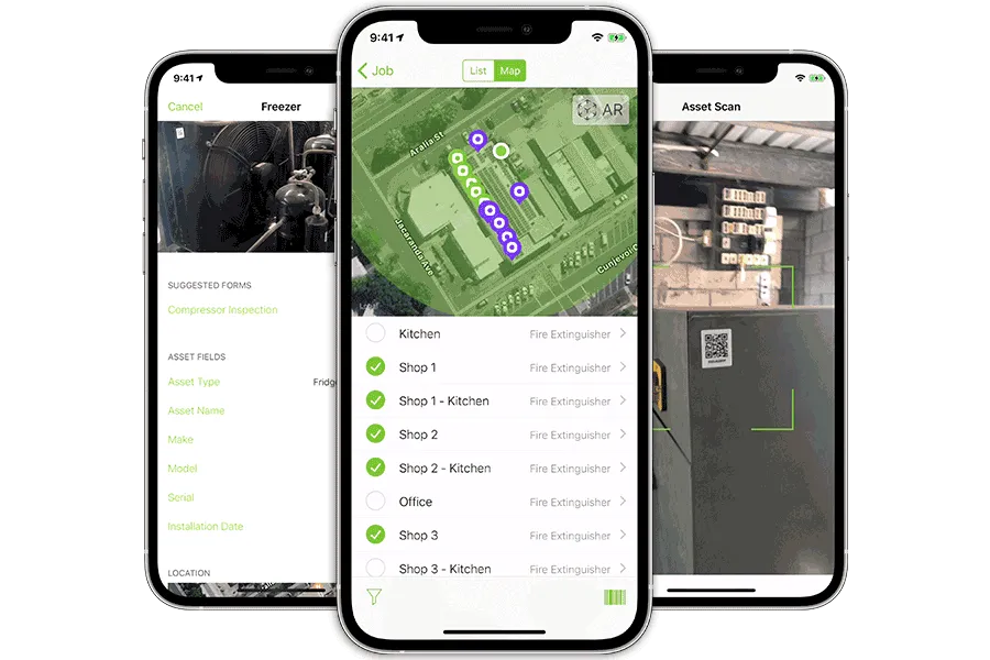 ServiceM8 Asset Management feature on iPhones