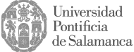 Universidad Pontificia de Salamanca Black and White Logo