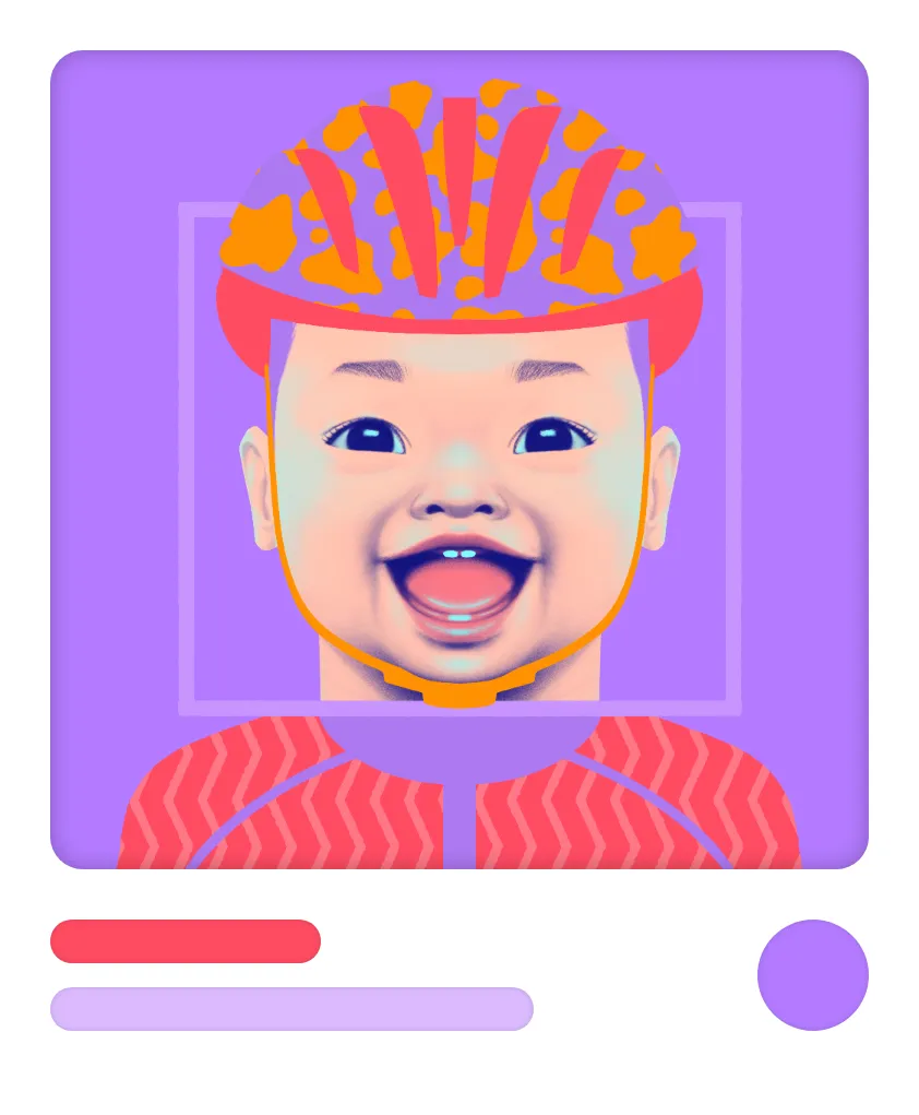 a picture of a baby with a hat on