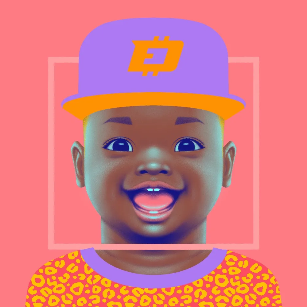 a digital painting of a child wearing a hat