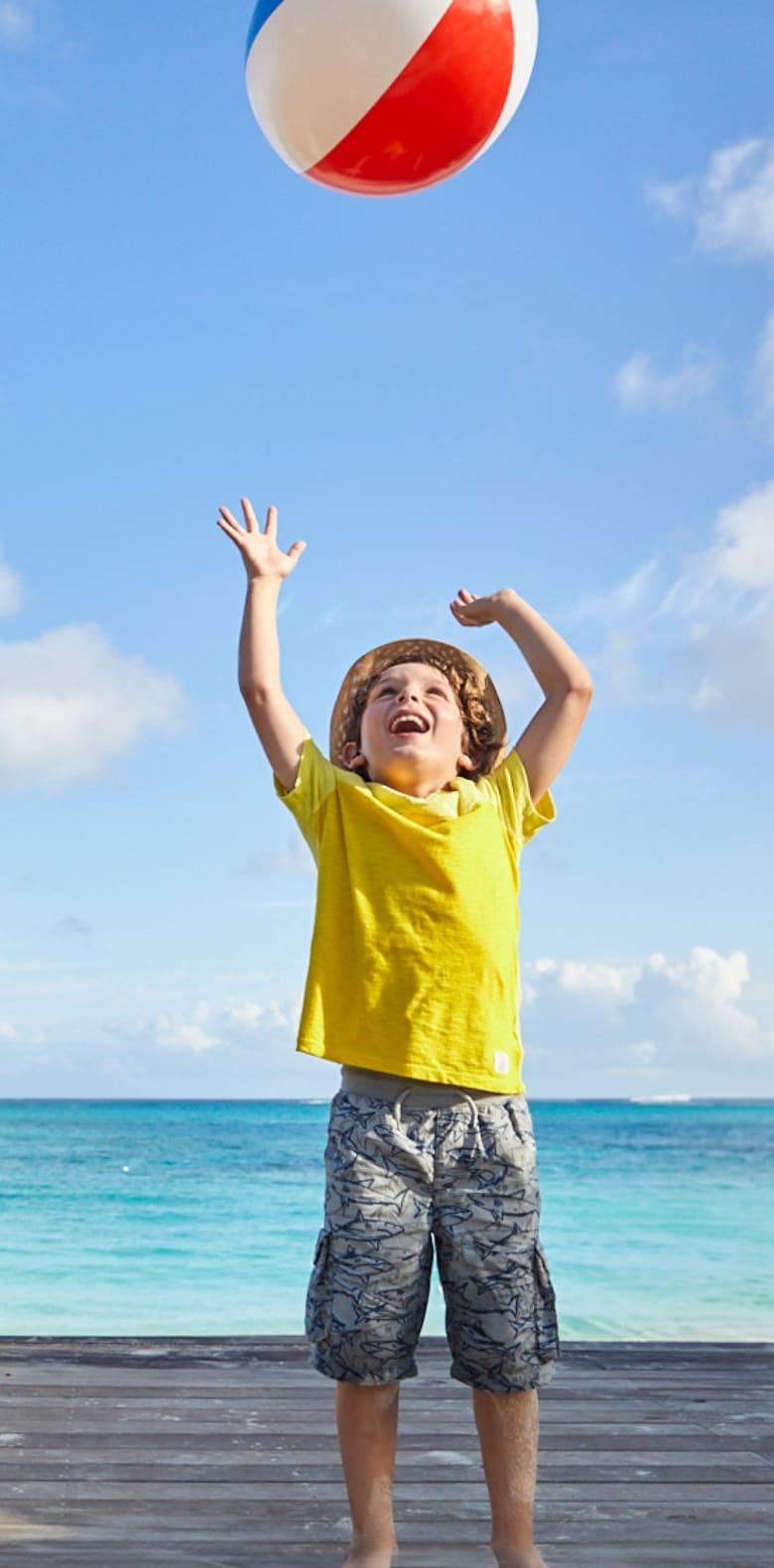 Child with a ball