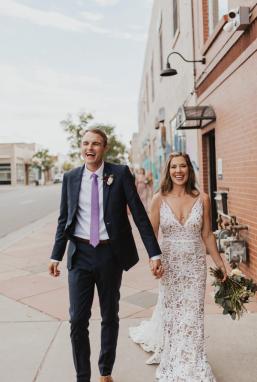 Navy Blue Suit - Image by Wild Jasmine Photography