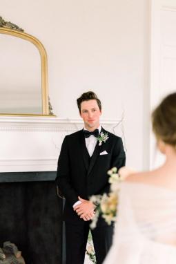 Black Shawl Lapel Tuxedo - Image by Adelyn Boling Photography