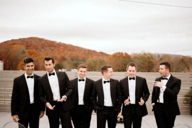 Black Notch Lapel Tuxedo - Image by @simonanthonyphot