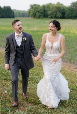 Charcoal Gray Notch Lapel Tuxedo - Image by magdalenastudios