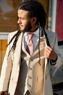 British Tan Suit - Image by Generation Tux