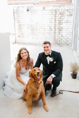 Black Notch Lapel Tuxedo - Image by Rachel Meagan Photography