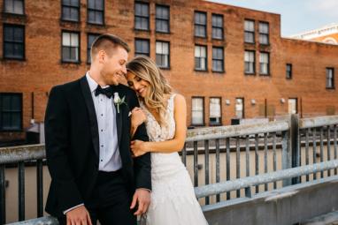 Black Shawl Lapel Tuxedo - Image by Mackenzie Frank Photography