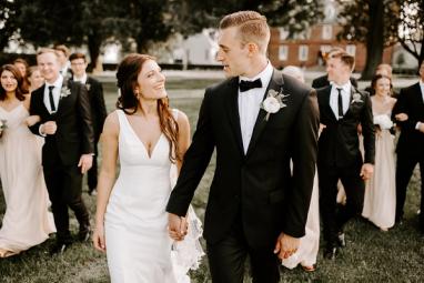 Black Notch Lapel Tuxedo - Image by First Loved Photo