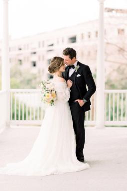 Black Shawl Lapel Tuxedo - Image by Adelyn Boling Photography