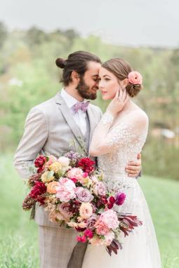 Light Gray Plaid Suit - Image by Rakoteet Photography