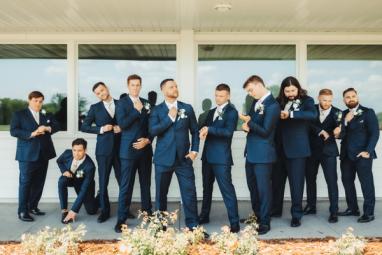 Navy Blue Suit - Image by Alyssa Rados Photography