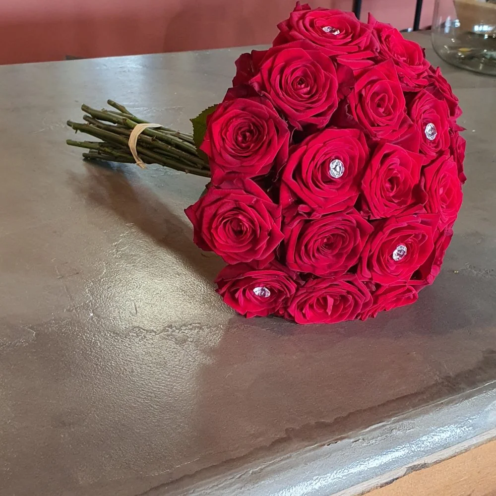 Bouquet Saint-Valentin, par Arum Fleurs, fleuriste à Sevran