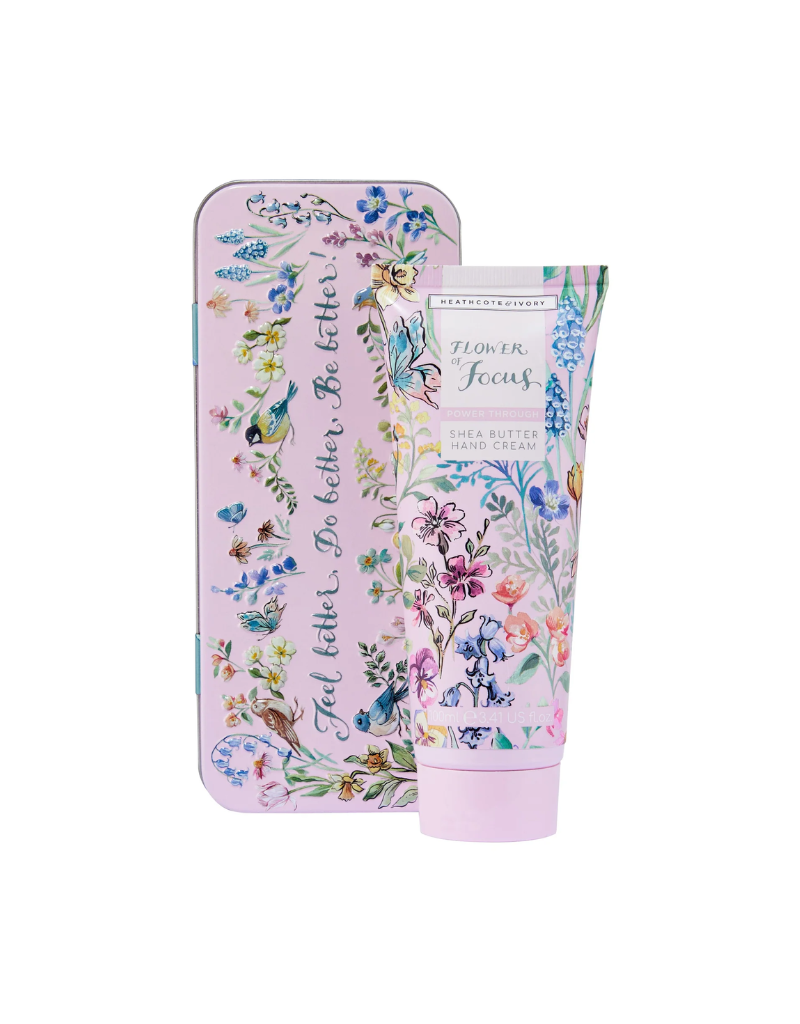 Heathcote & Ivory Flower of Focus Shea Butter Hand Cream Tin