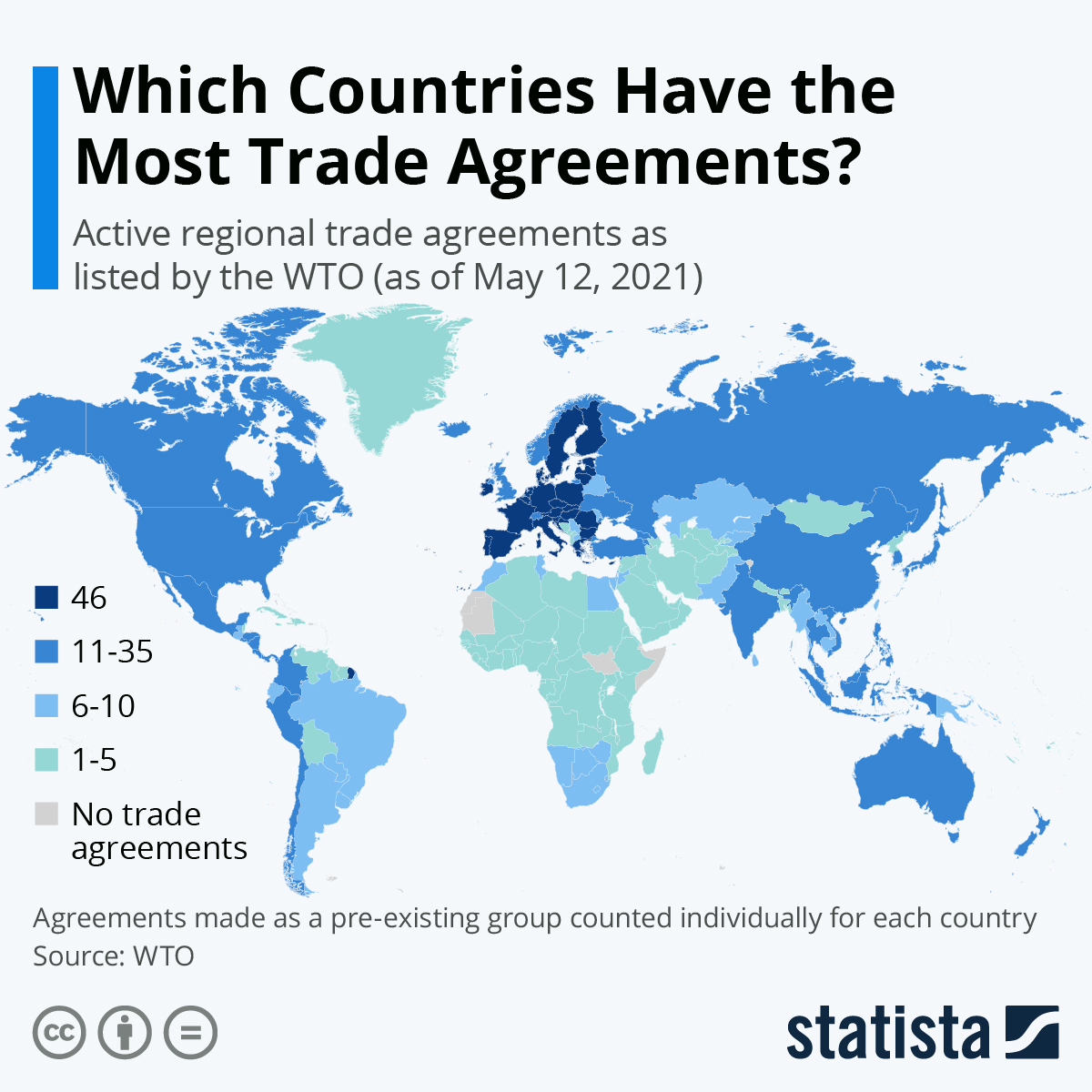 Infographic: Which Countries Have the Most Trade Agreements? | Statista