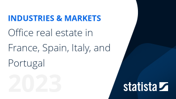 Office real estate in France, Spain, Italy, and Portugal