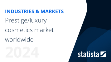 Global prestige/luxury cosmetics market