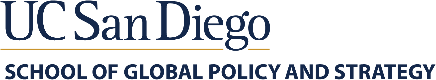 UC San Diego School of Global Policy and Strategy logo