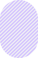 A light purple oval.