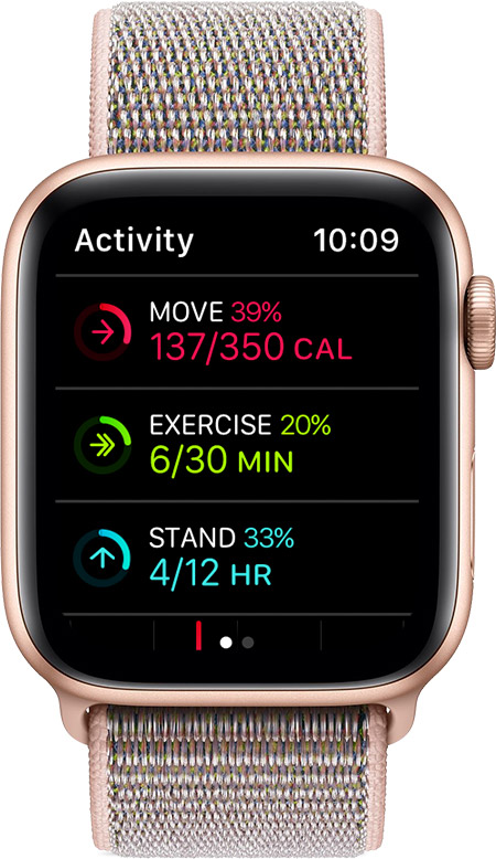 Activity screen