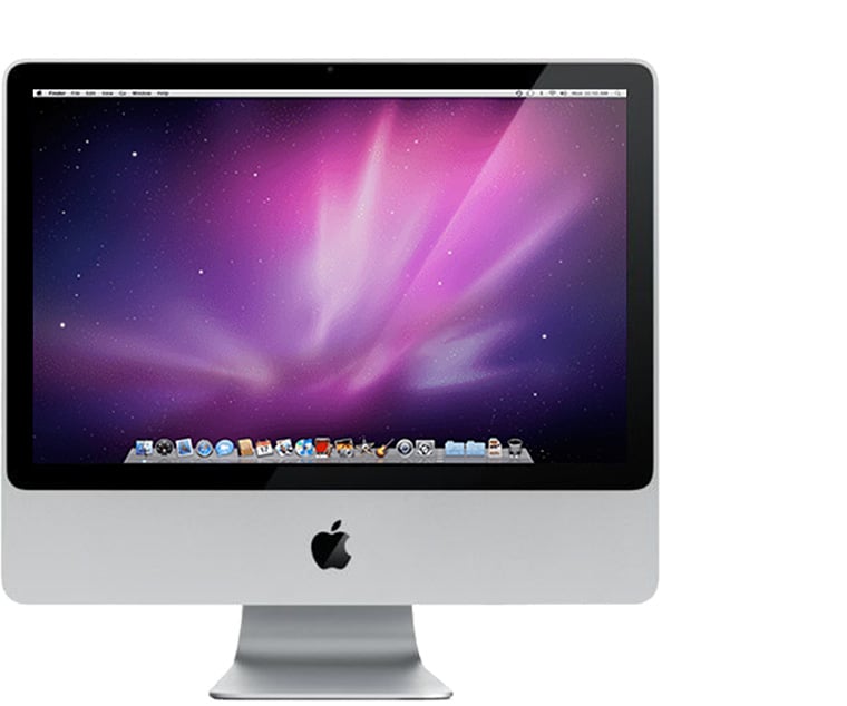 Parte frontal de la iMac (20 pulgadas, principios de 2009)