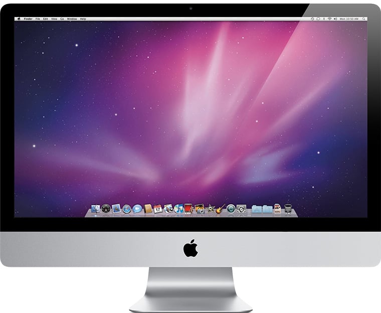 Parte frontal de la iMac (27 pulgadas, mediados de 2010)