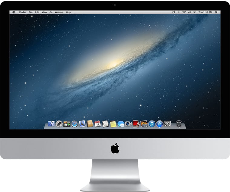 Front of iMac (27-inch, Late 2012)