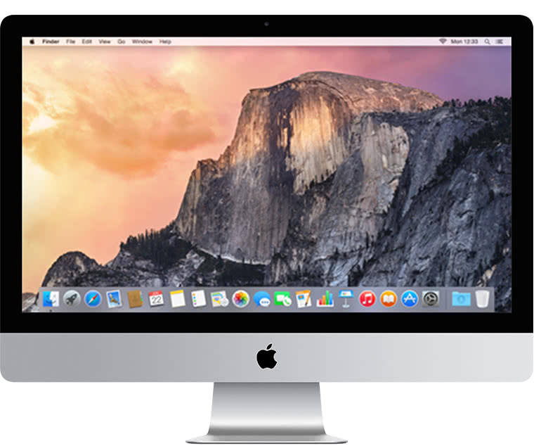 Parte frontal de la iMac (Retina 5K, 27 pulgadas, mediados de 2015)