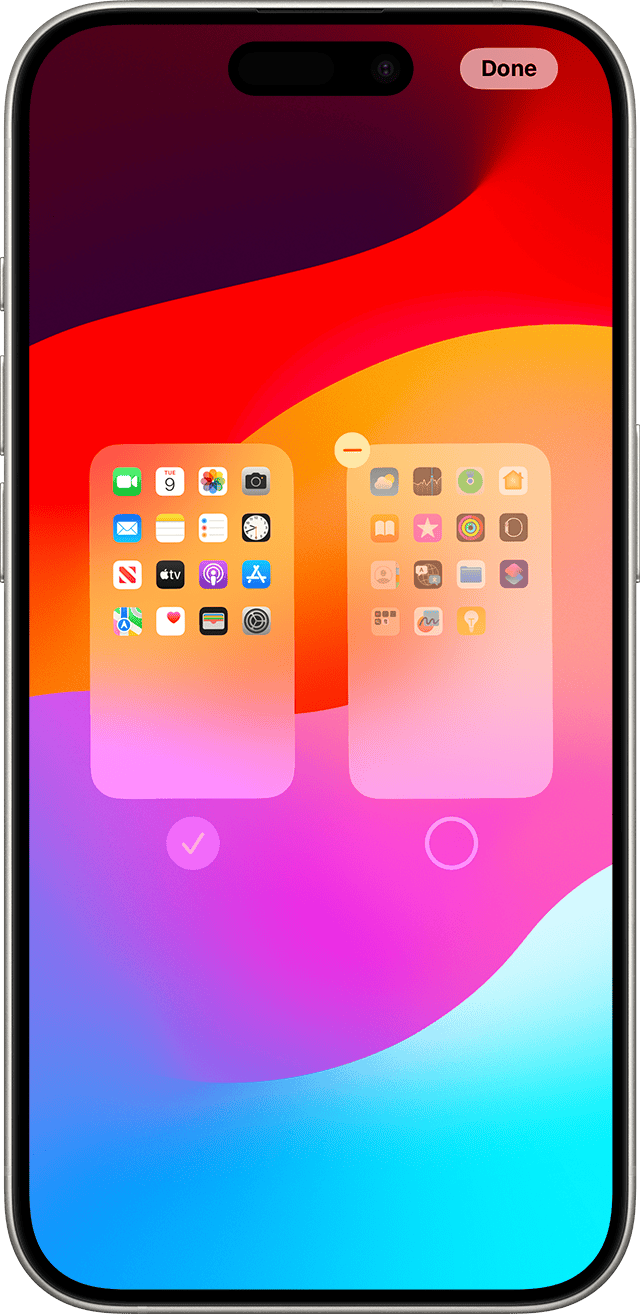 In iOS 14 and later, you can hide an entire page of apps to streamline your Home Screen.