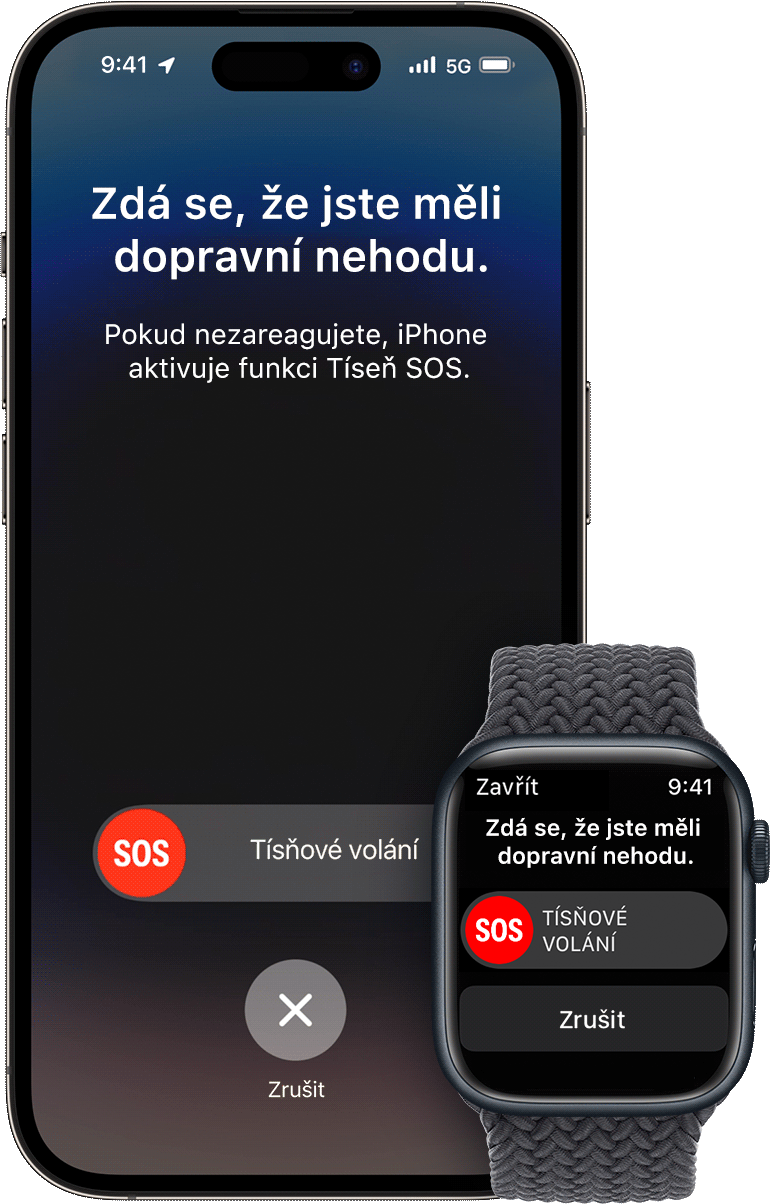 Autonehodu umí rozpoznat iPhone i Apple Watch