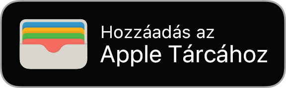 A Hozzáadás az Apple Tárcához gomb