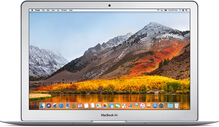 Front of MacBook Air (13-inch, 2017).